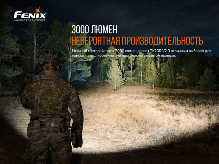 Ліхтар Fenix TK20R V2. 0 пошкоджена упаковка 