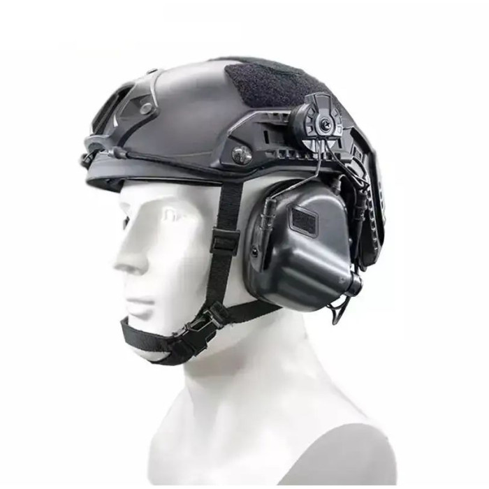 Активні навушники Earmor M31H, з тримачем ARC Rails на каску black 