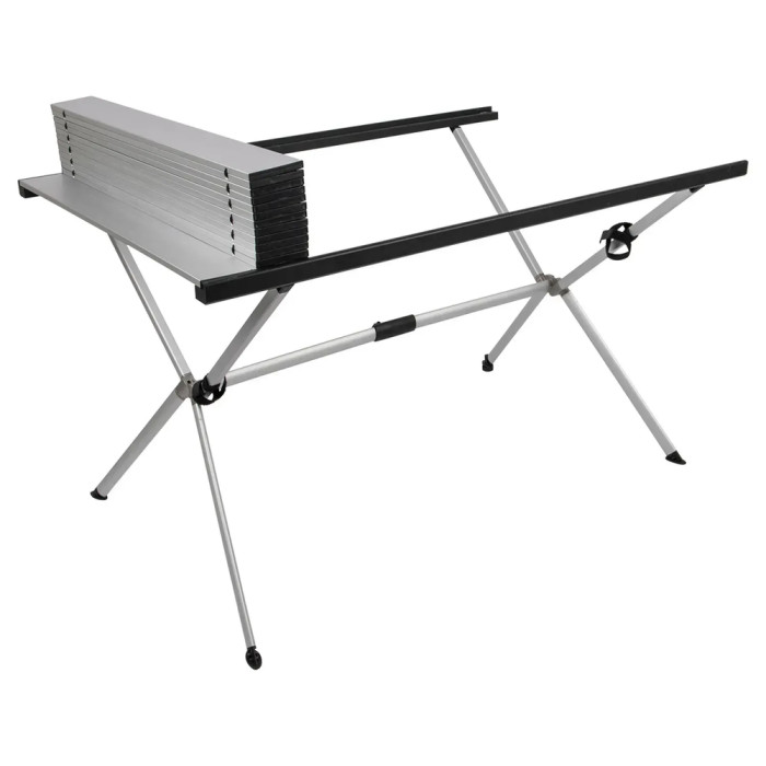 Стіл Bo-Camp Lamel 121x80 cm Aluminium (1404438) 