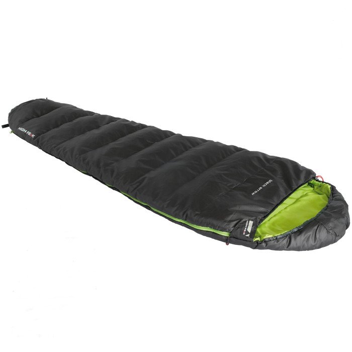 Спальний мішок High Peak Black Arrow/+ 4°C Dark Grey/Green Left (23059) 