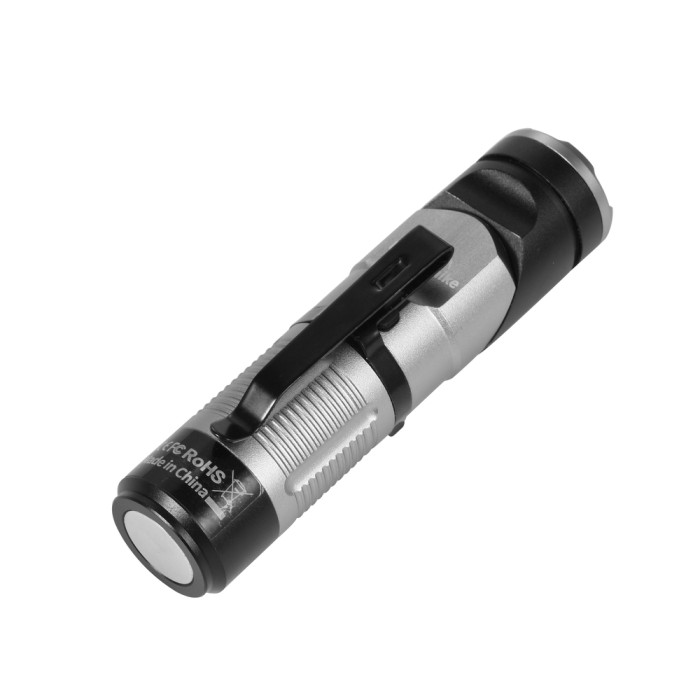 Ліхтар з кліпсою Naturehike CNK2450ZM013, чорно-сірий 