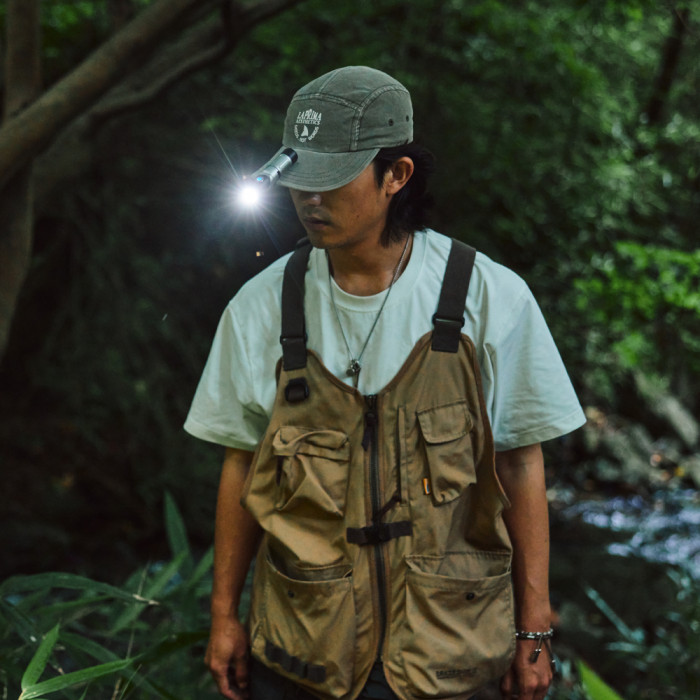 Ліхтар з кліпсою Naturehike CNK2450ZM013, чорно-сірий 