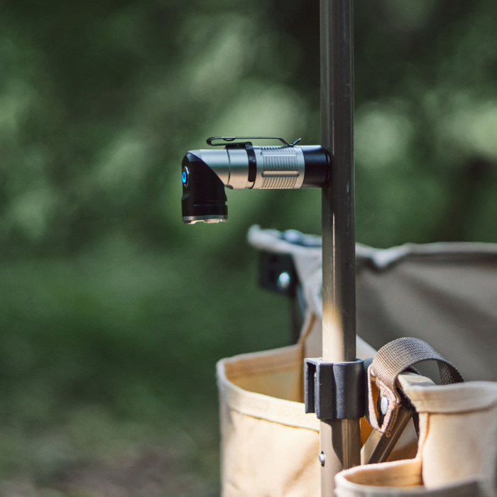 Ліхтар з кліпсою Naturehike CNK2450ZM013, чорно-сірий 