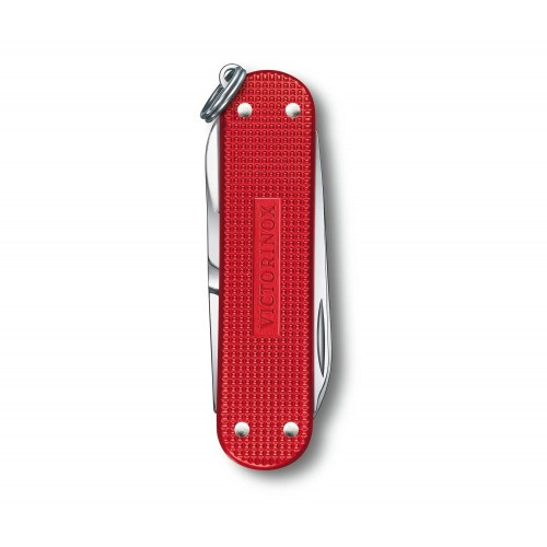 Классический нож-брелок Swiss Army Knife, Classic SD Alox Colors, 58 mm, Red, Gift Box (0.6221.L18) 
