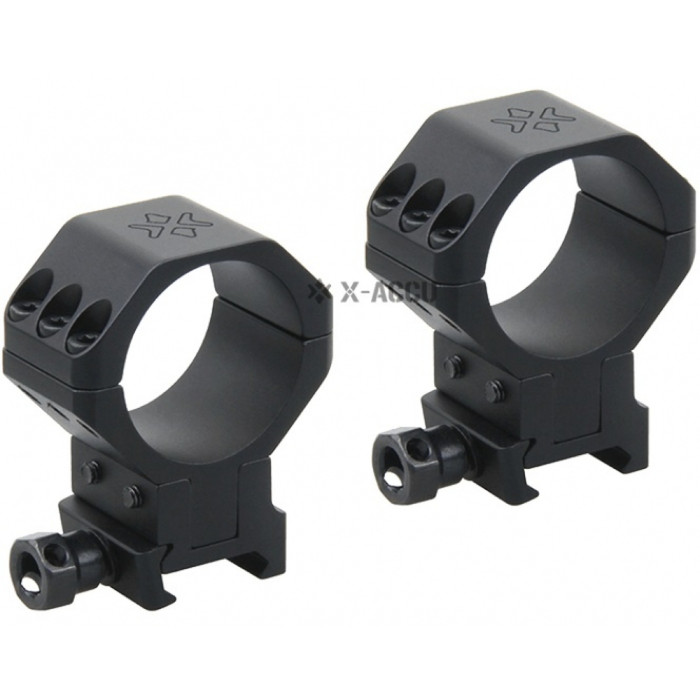 Кільця Vector Optics X-Aссu 34 мм на Вівер/Пікатіні з регульованою висотою 34,5-40,5 мм 