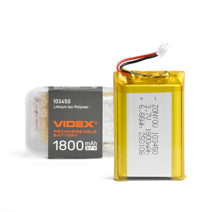 Акумулятор VIDEX Li-pol VLF-B103450-18 1800mAh 1шт 