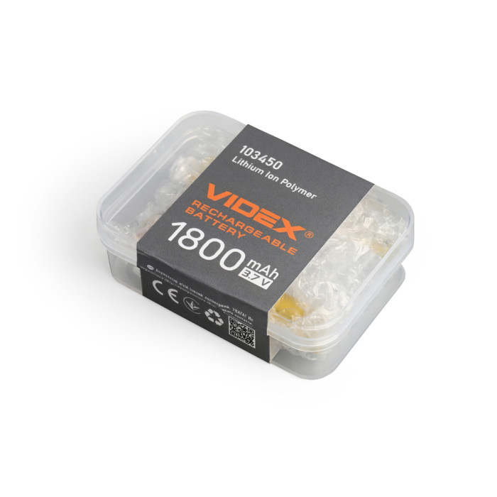 Акумулятор VIDEX Li-pol VLF-B103450-18 1800mAh 1шт 