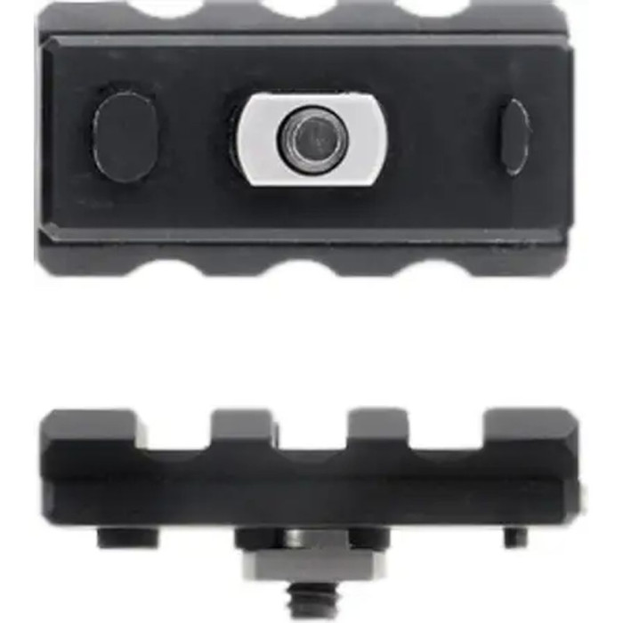 Планка Leapers UTG PRO M-LOK. 3-Slot Picatinny. Black 