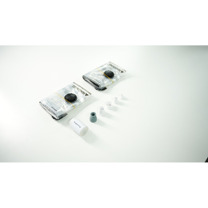 Насос-ліхтар кемпінговий Flextail Tiny Pump Х, чорний із вакуумними пакетами 2 шт (50х70) 