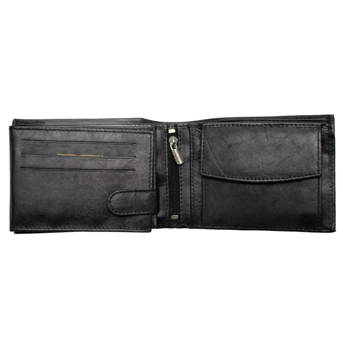 Портмоне чоловіче шкіряне Semi Line RFID Black (P8276-0) 