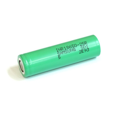 Акумулятор Samsung 18650-25R 2500mAh, 20A, високострумовий