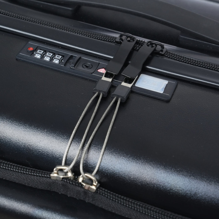 Валіза Semi Line 24" (M) Black (T5964-3)