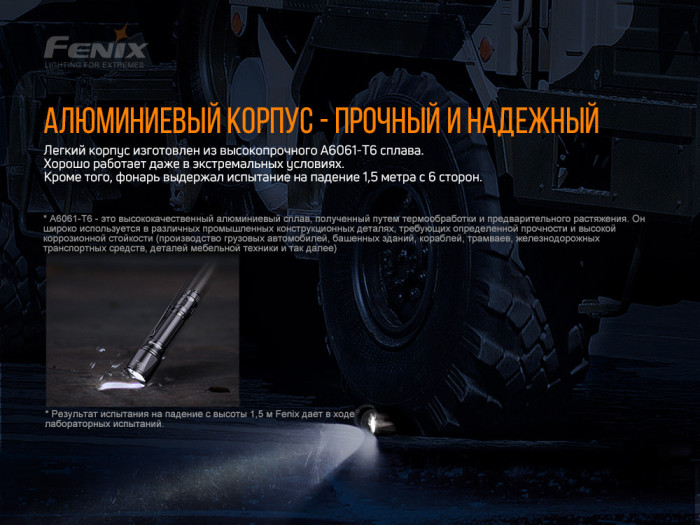 Тактичний ліхтар Fenix TK11 TAC Luminus SST40 