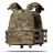 Плитоноска Ukrarmor Modular Vest Platform (M.V.P.) Lite. Cordura 1000 Мультикам