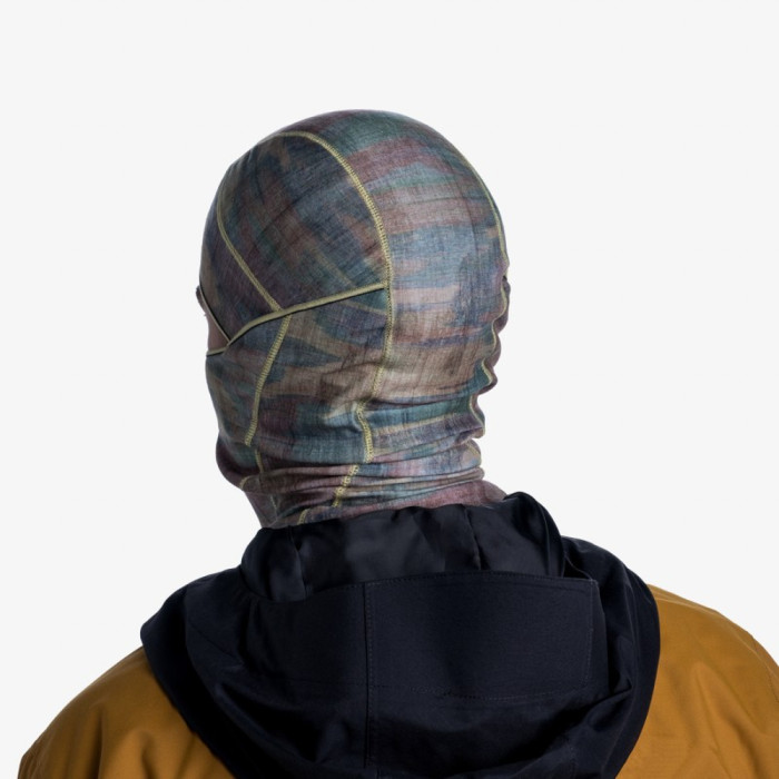 Балаклава Buff Thermonet Hinged Balaclava, Bosky Moss Green 