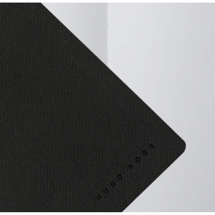 Блокнот A6 Hugo Boss Advance Fabric-темно-сірий 