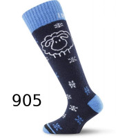 Термошкарпетки для лиж Lasting SJW 905 дитячі чорно-сині, S