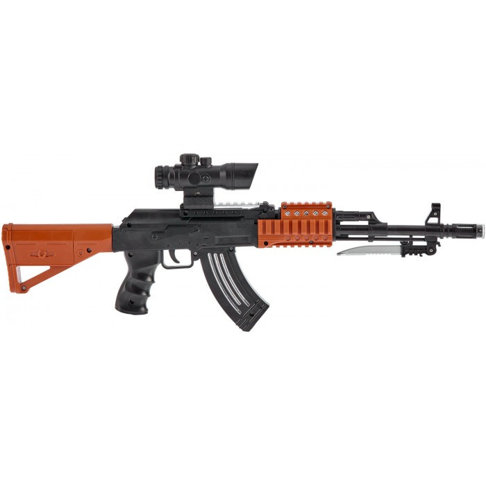 Автомат світлозвуковий ZIPP Toys AK47 чорний 