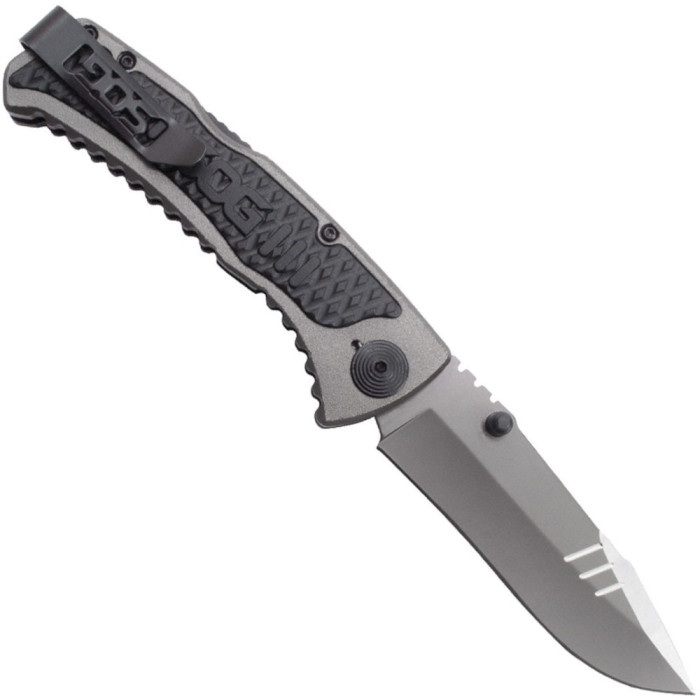 Ніж SOG SideSwipe Grey TiNi (SOG SW1011-CP) 