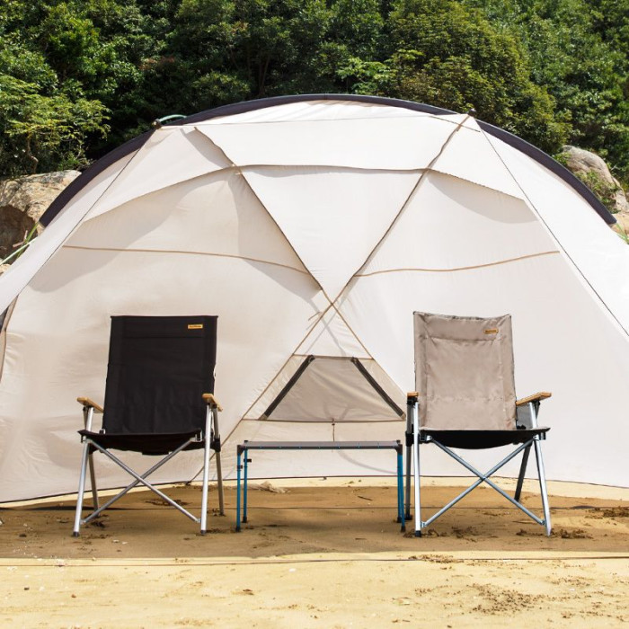 Крісло складане Naturehike NH17T003-Y, алюміній, чорний 