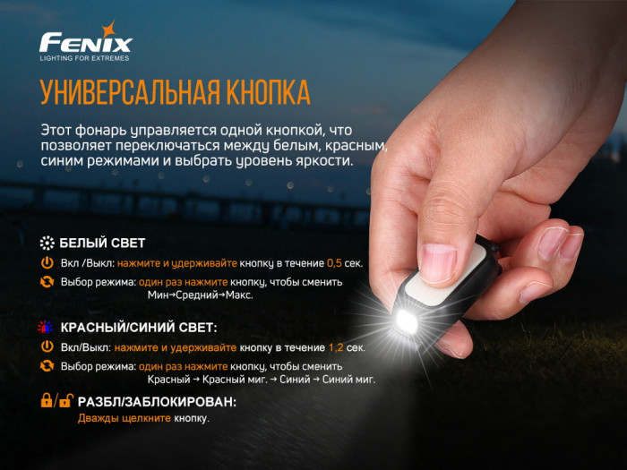 Ліхтар Fenix E-LITE MATCH CA18, EVERLIGHT 2835 
