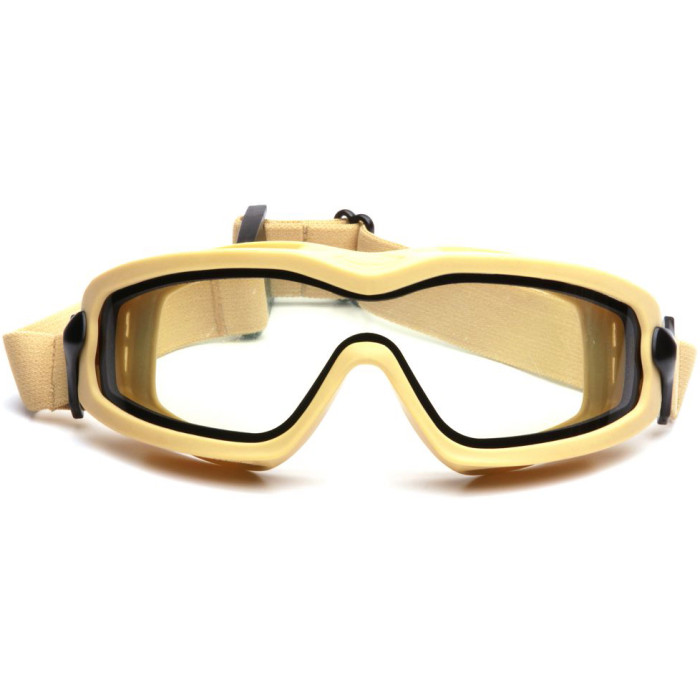 Окуляри Pyramex V2G-XP TAN (clear), прозорі в оправі пісочного кольору 