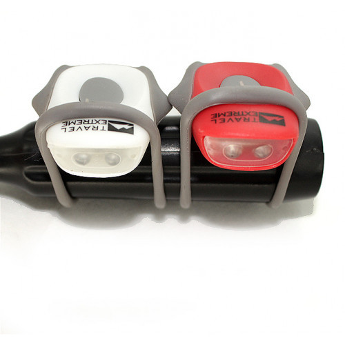 Набір велофонарів Travel Extreme SPARROW 2шт (червоний\білий) 