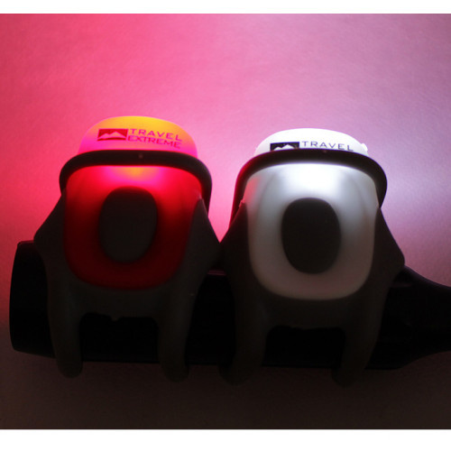 Набір велофонарів Travel Extreme SPARROW 2шт (червоний\білий) 