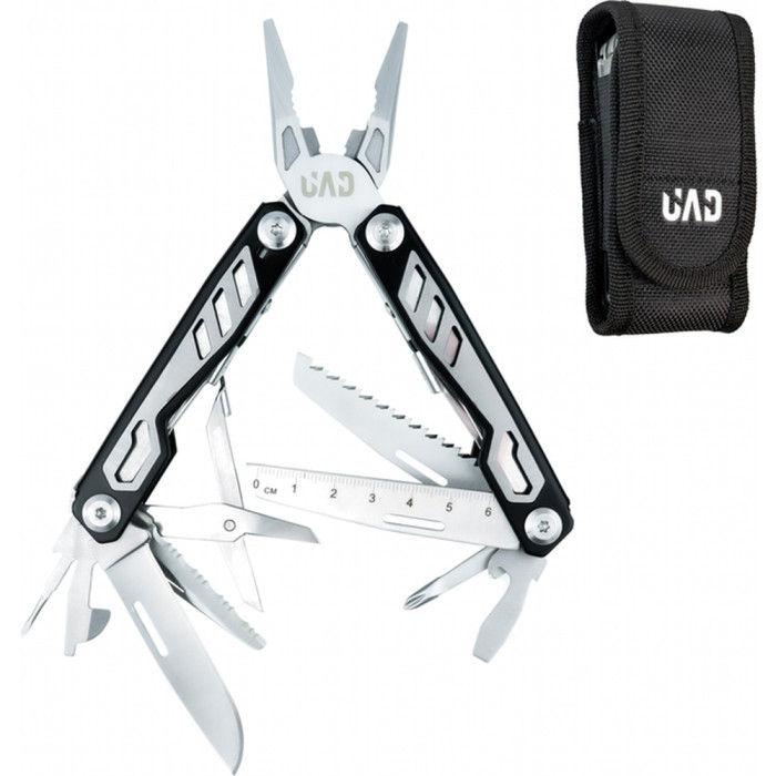 Мультитул професійний UAD BlackPhantom 11 інструментів Чорний 