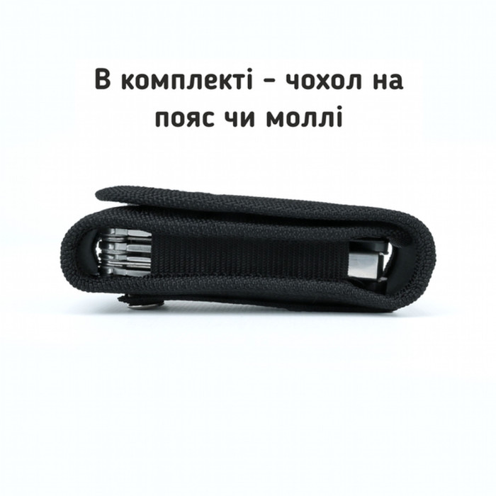 Мультитул професійний UAD BlackPhantom 11 інструментів Чорний 