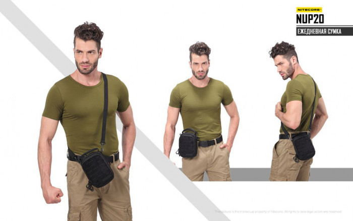 Сумка EDC, тактична Nitecore NUP20 (Cordura 1000D), пісочний 