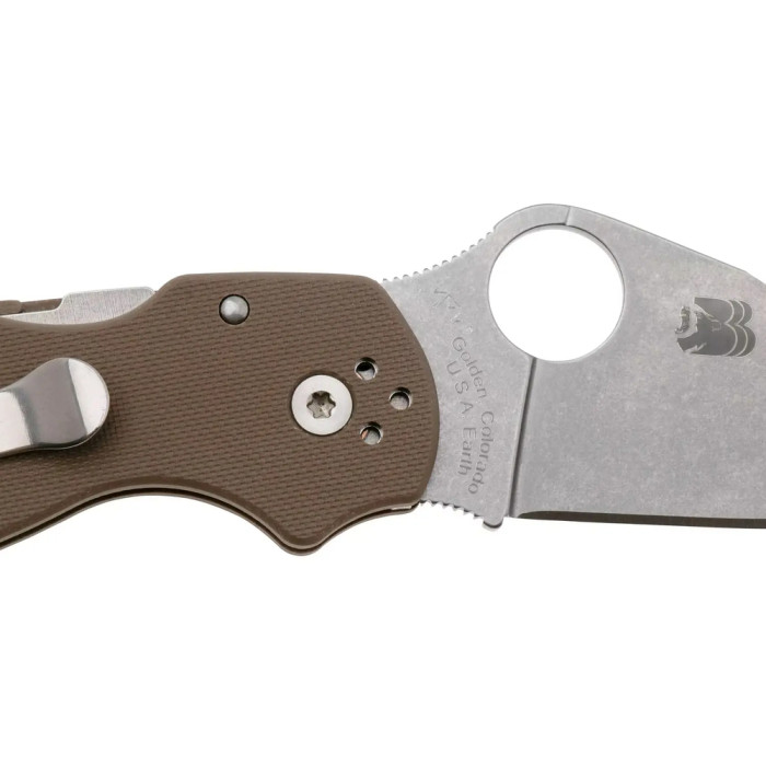 Ніж Spyderco Para 3 Sprint Run, CPM 15V, G-10 brown 