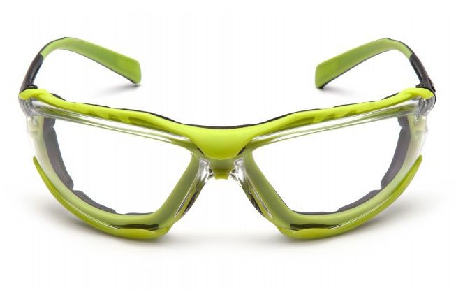 Окуляри Pyramex Proximity (clear) black \ lime frame H2MAX Anti-Fog прозорі 