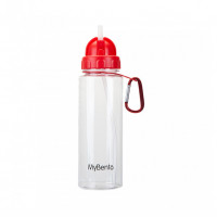 Спортивна пляшка для води Summit MyBento Bottle With Flip Straw Червона 700 мл