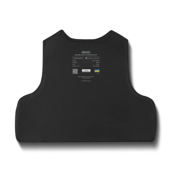 Балістичні пакети 2-го класу для бронежилету. Перед та спина. L/XL 