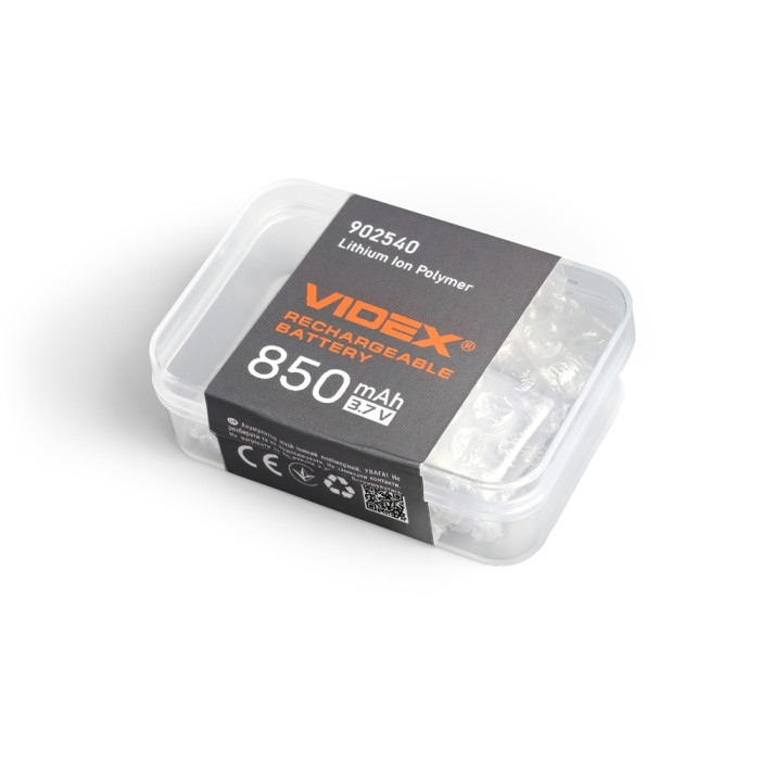 Акумулятор VIDEX Li-pol VLF-B902540-85 850mAh 1шт 