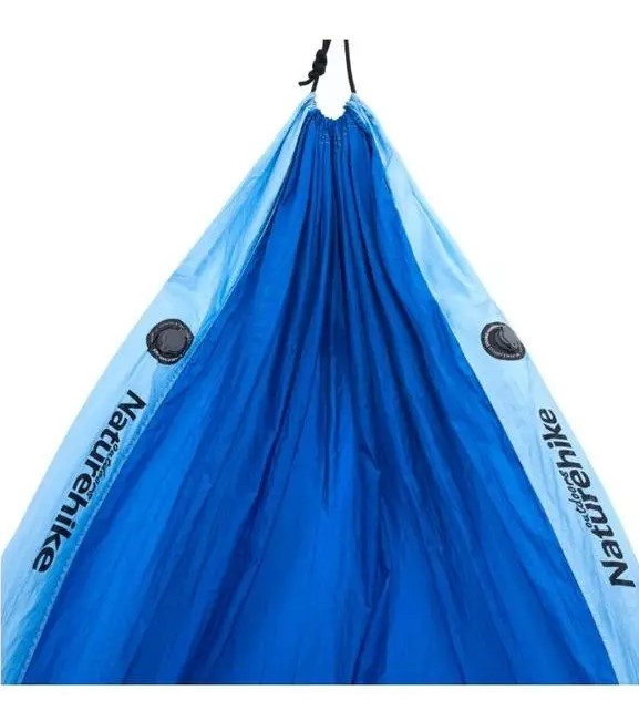 Гамак Naturehike 210T Inflatable pipe 2-місний NH18D002 - C lake blue 