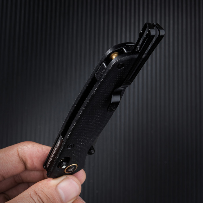 Ніж складаний SRM Medal 255L-MB2, чорний 