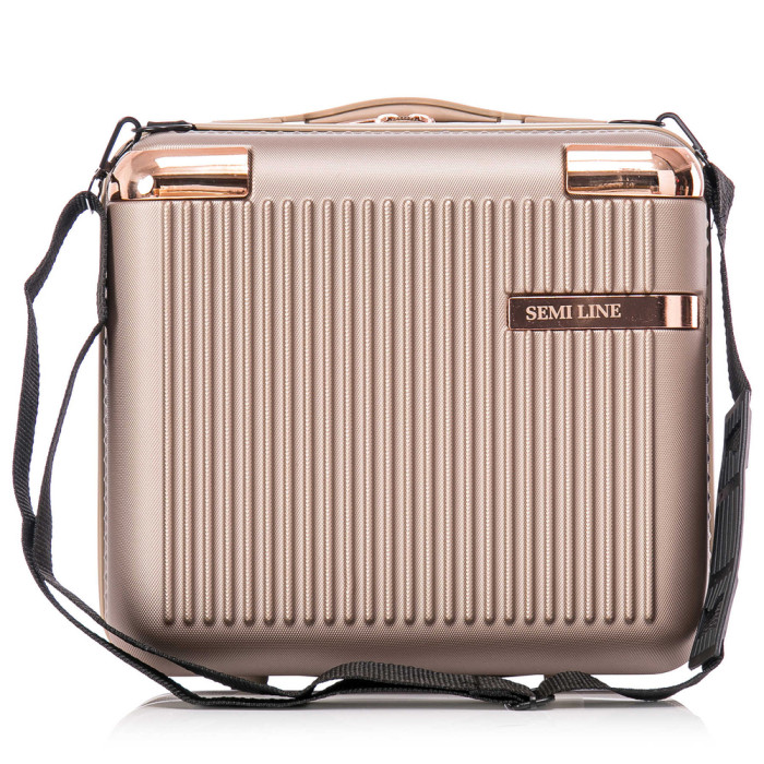Бьюті-кейс Semi Line 16L Champagne (T5666-2) 