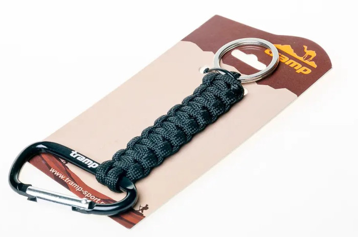 Брелок-паракорд Tramp для ключів, чорний 