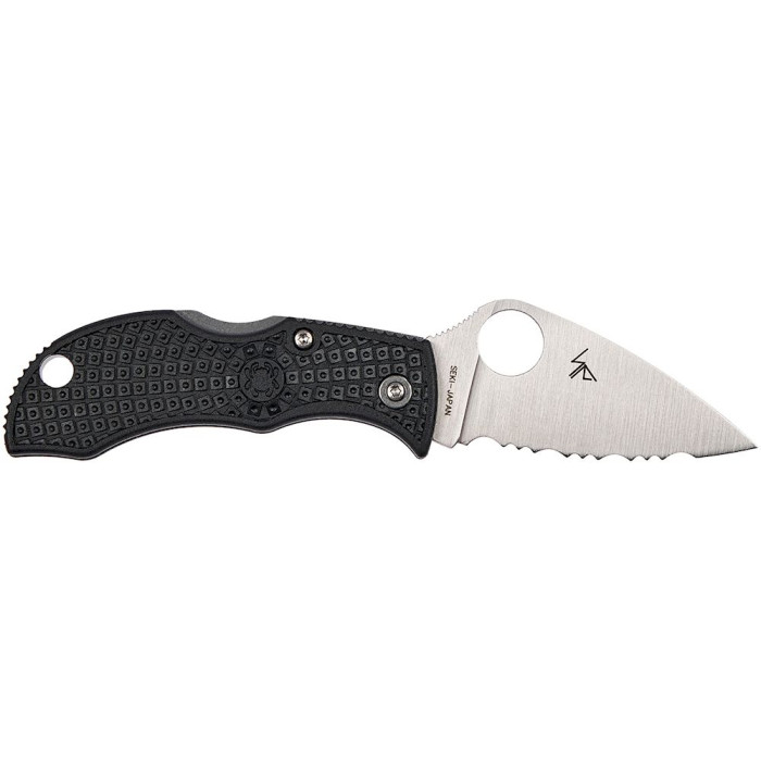 Ніж Spyderco Manbug Lightweight Leaf серрейтор black (MBKLFS) 