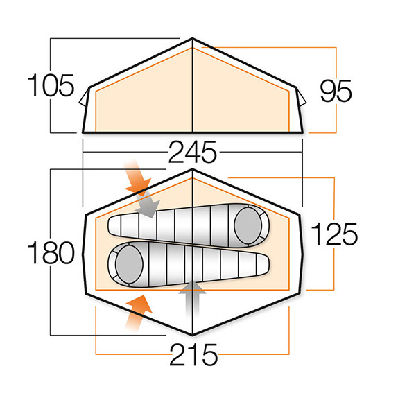 Намет Vango Zenith 200 Cactus 