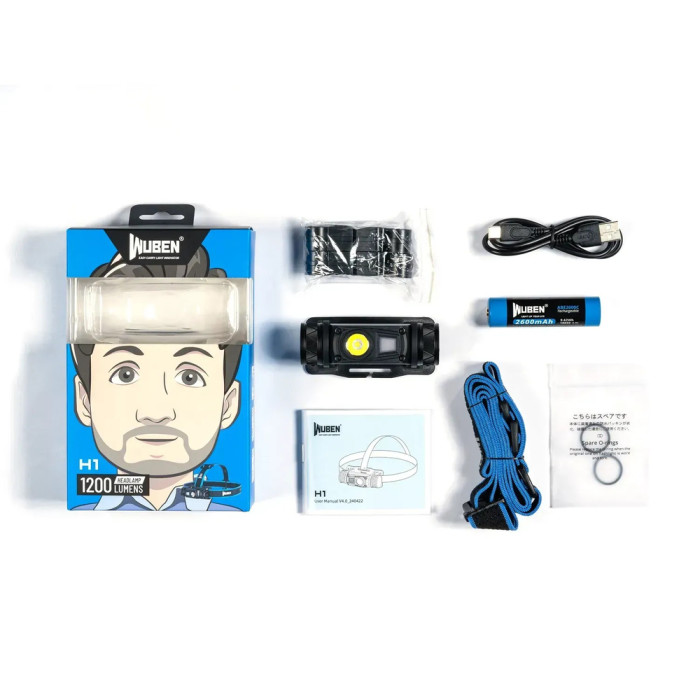 Ліхтар Wuben H1, чорний 