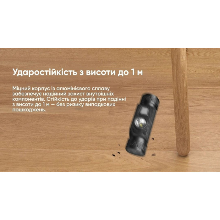 Ліхтар Wuben H1, чорний 