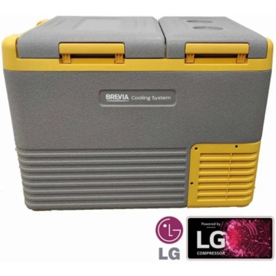Портативний холодильник BREVIA 33л, двокамерний (Компресор LG) (22555)