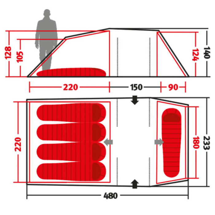 Намет Wechsel Intrepid 5 TL Laurel Oak (231081) 