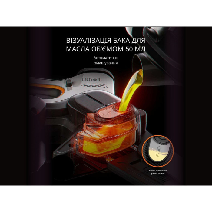 Акумуляторна міні-пила безщіткова, живлення від павербанку (УМБ Litheli Power Bank 10000 mAh, 45 W, 2А в комплекті) 