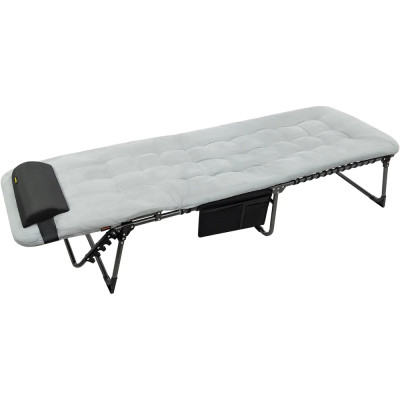 Ліжко розкладне KingCamp Hamburg Plus, grey/black