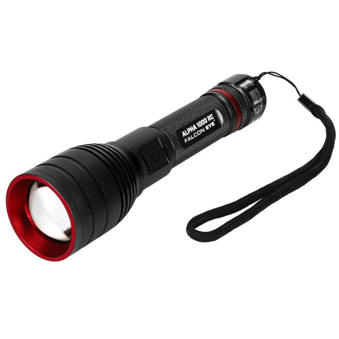 Ліхтар тактичний Falcon Eye Alpha 1000 RC (1000 Lm) Focus Rechargeable Type-C (FHH0122)