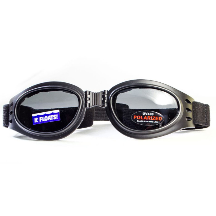 Окуляри BluWater Drifter Polarized (gray) чорні 